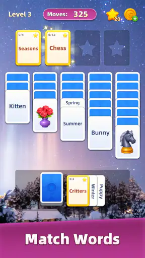 Word MindSort: Solitaire screenshot