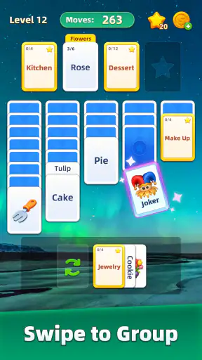 Word MindSort: Solitaire screenshot