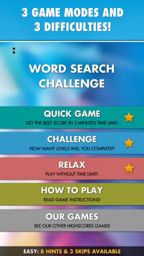 Word Search Challenge PRO screenshot