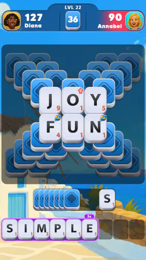 Word Tiles GO screenshot