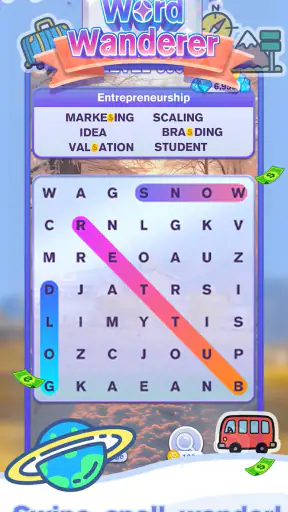 Word Wanderer - win real cash screenshot