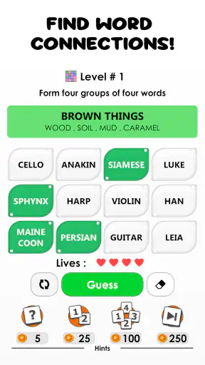 Words: Associations Word Game screenshot