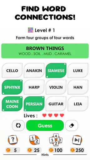 Words: Associations Word Game screenshot
