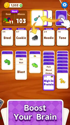 Words Klondike : Associations screenshot