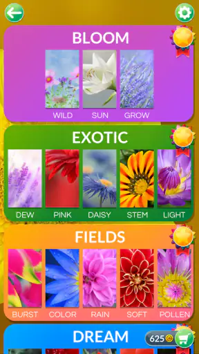 Wordscapes In Bloom screenshot