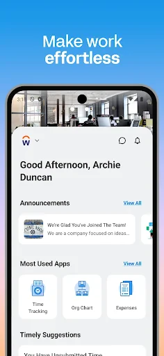 Workday screenshot