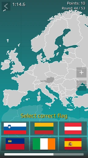 World Map Quiz screenshot