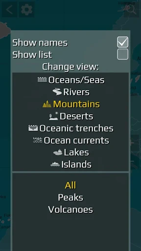 World Map Quiz screenshot