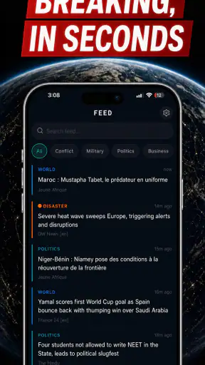 World Monitor: GlobeAlert screenshot