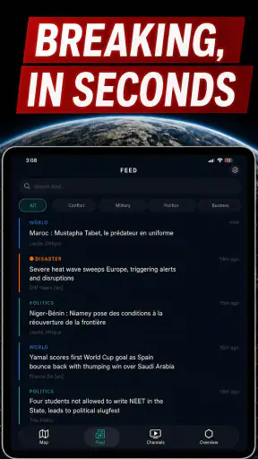 World Monitor: GlobeAlert screenshot