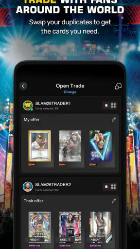 WWE SLAM by Topps® Card Trader screenshot