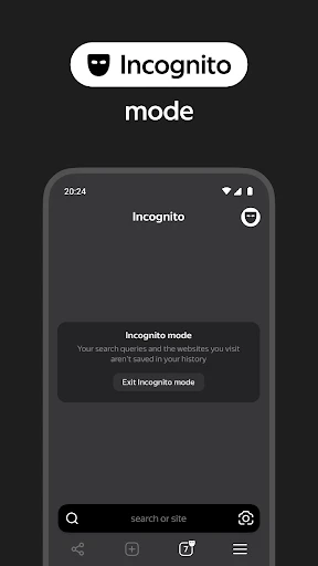 Yandex Browser with Protect screenshot