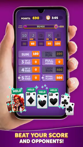 Yatzy Cards screenshot