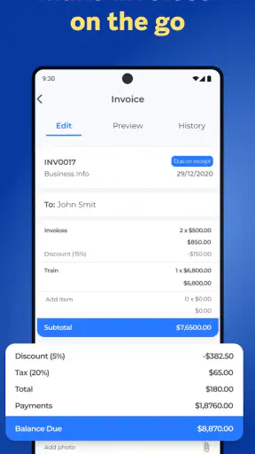 Zintego - Invoice Maker screenshot