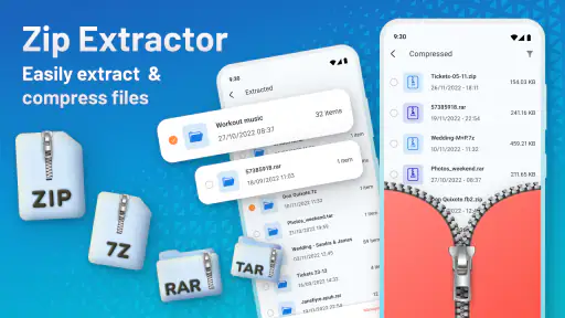 Zip Extractor - UnZIP & UnRAR screenshot