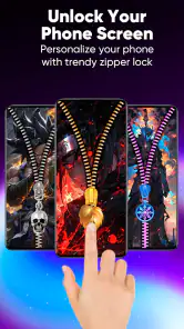 Zipper Lock Screen & Wallpaper screenshot