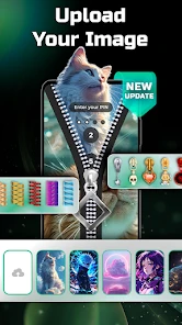 Zipper Lock Screen Wallpapers screenshot