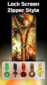 Zipper Lock Screen Wallpapers screenshot