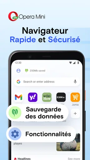 Navigateur Web Opera Mini screenshot