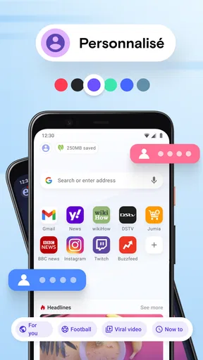 Navigateur Web Opera Mini screenshot