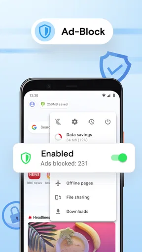 Navigateur Web Opera Mini screenshot