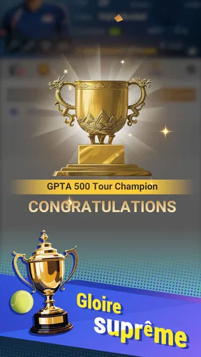 Tennis rising star screenshot