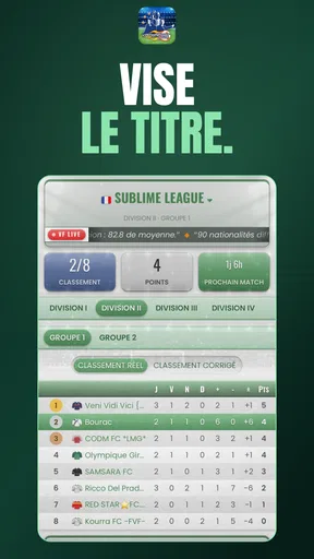 Virtuafoot Football Manager screenshot
