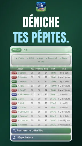 Virtuafoot Football Manager screenshot