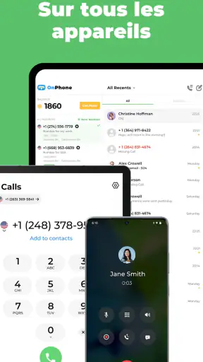 2e numéro de téléphone OnPhone screenshot