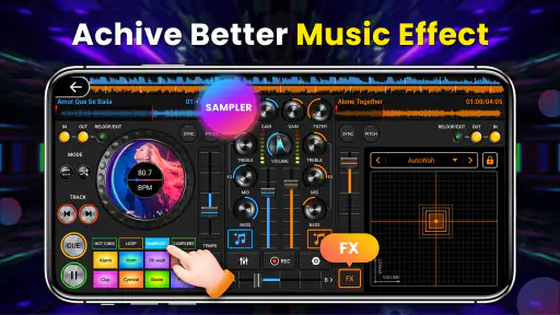 3D Mélangeur de musique DJ screenshot