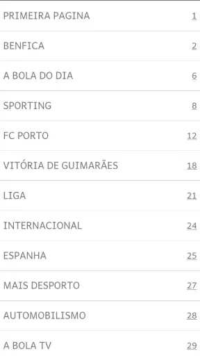 A BOLA – Edição Digital screenshot
