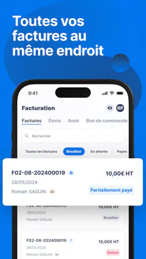 Abby: Facturation électronique screenshot
