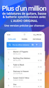 Accords pour Guitare Songsterr screenshot