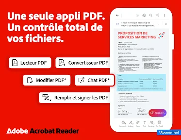 Adobe Acrobat Reader pour PDF screenshot