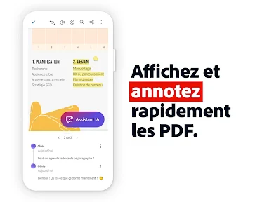 Adobe Acrobat Reader pour PDF screenshot