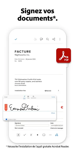 Adobe Scan : scanner PDF, OCR screenshot