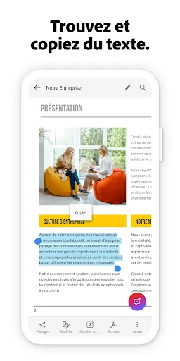 Adobe Scan : scanner PDF, OCR screenshot