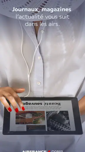 Air France Press screenshot