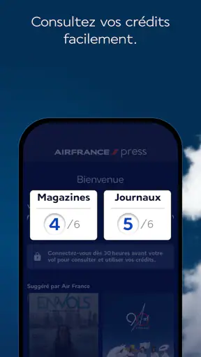 Air France Press screenshot