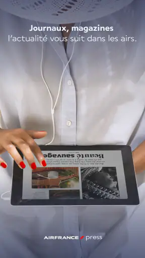 Air France Press screenshot