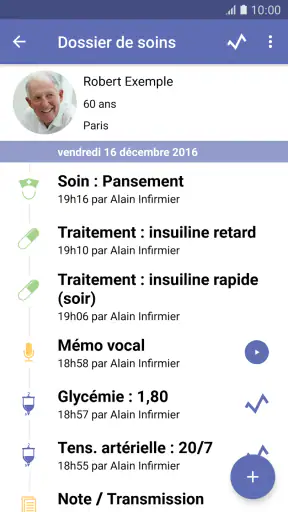 AlbuSoins screenshot