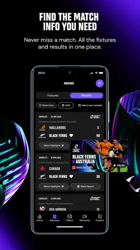 All Blacks & Black Ferns Rugby screenshot