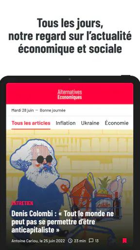Alternatives Economiques screenshot