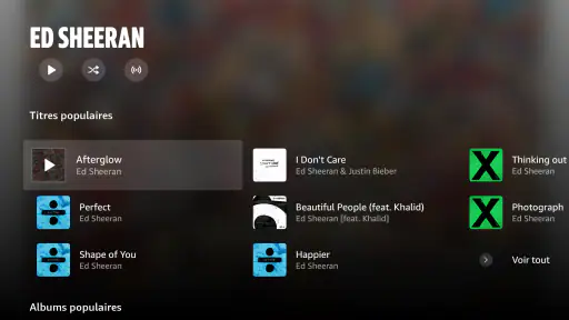 Amazon Music screenshot