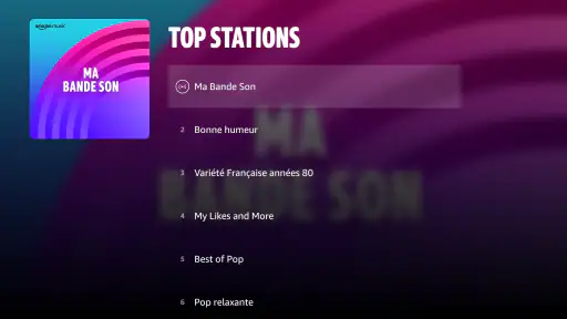 Amazon Music screenshot