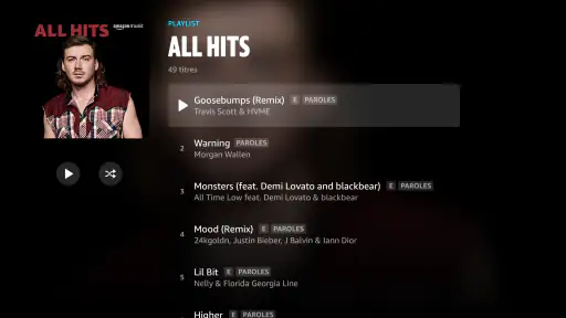 Amazon Music screenshot