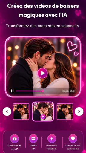 Amour IA - Câlin et bisous IA screenshot