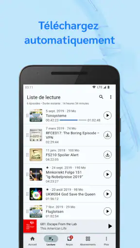 AntennaPod - Lecteur Podcast screenshot