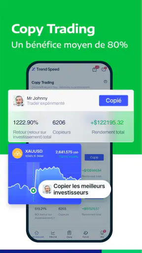 App de trading Speed XTrend screenshot