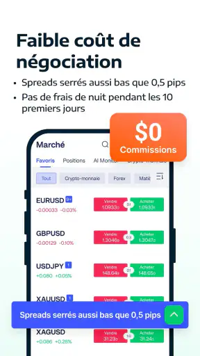 App de trading Speed XTrend screenshot